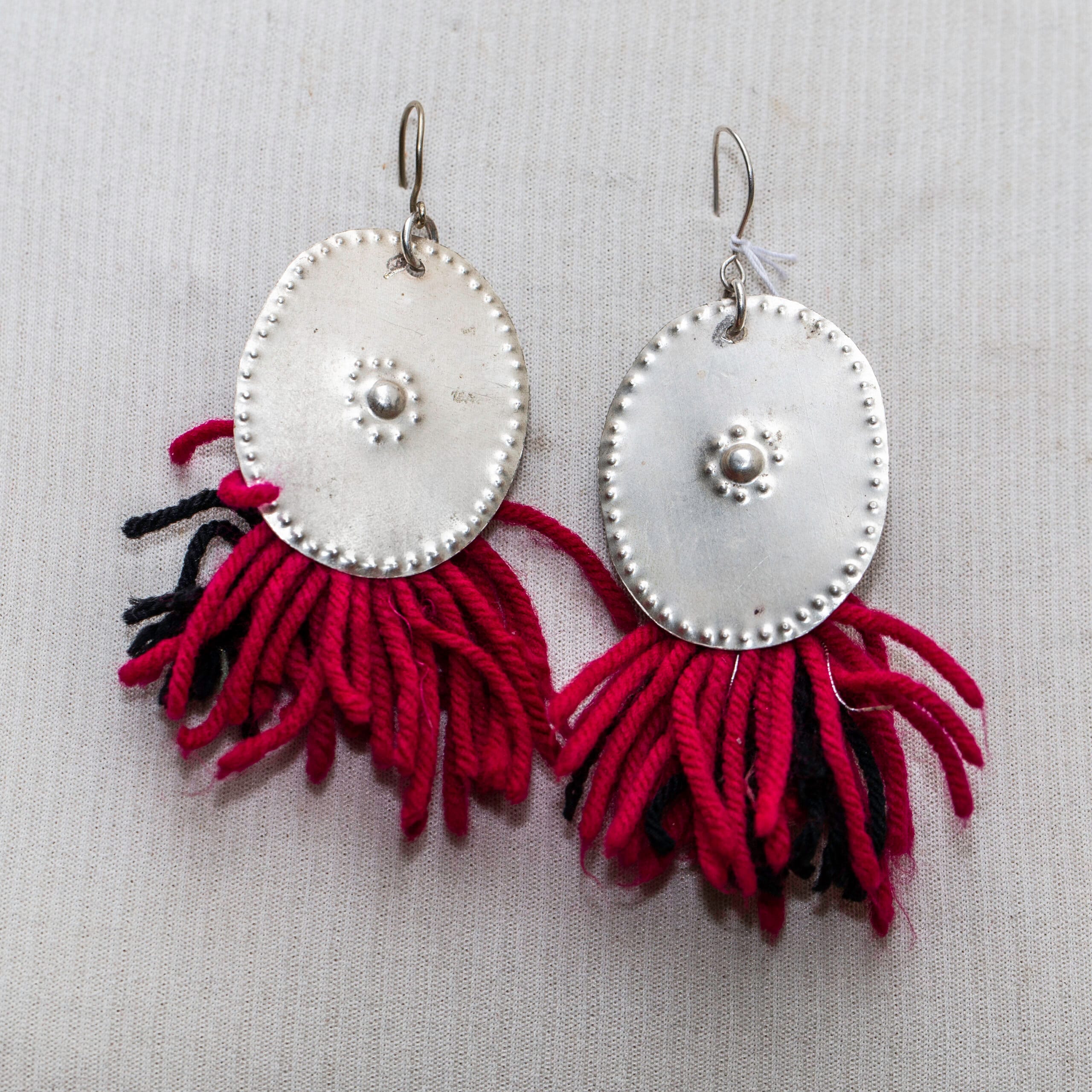 Earrings with tassels