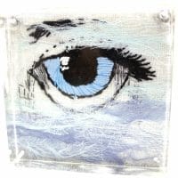 "Protective eye" Light Blue charm