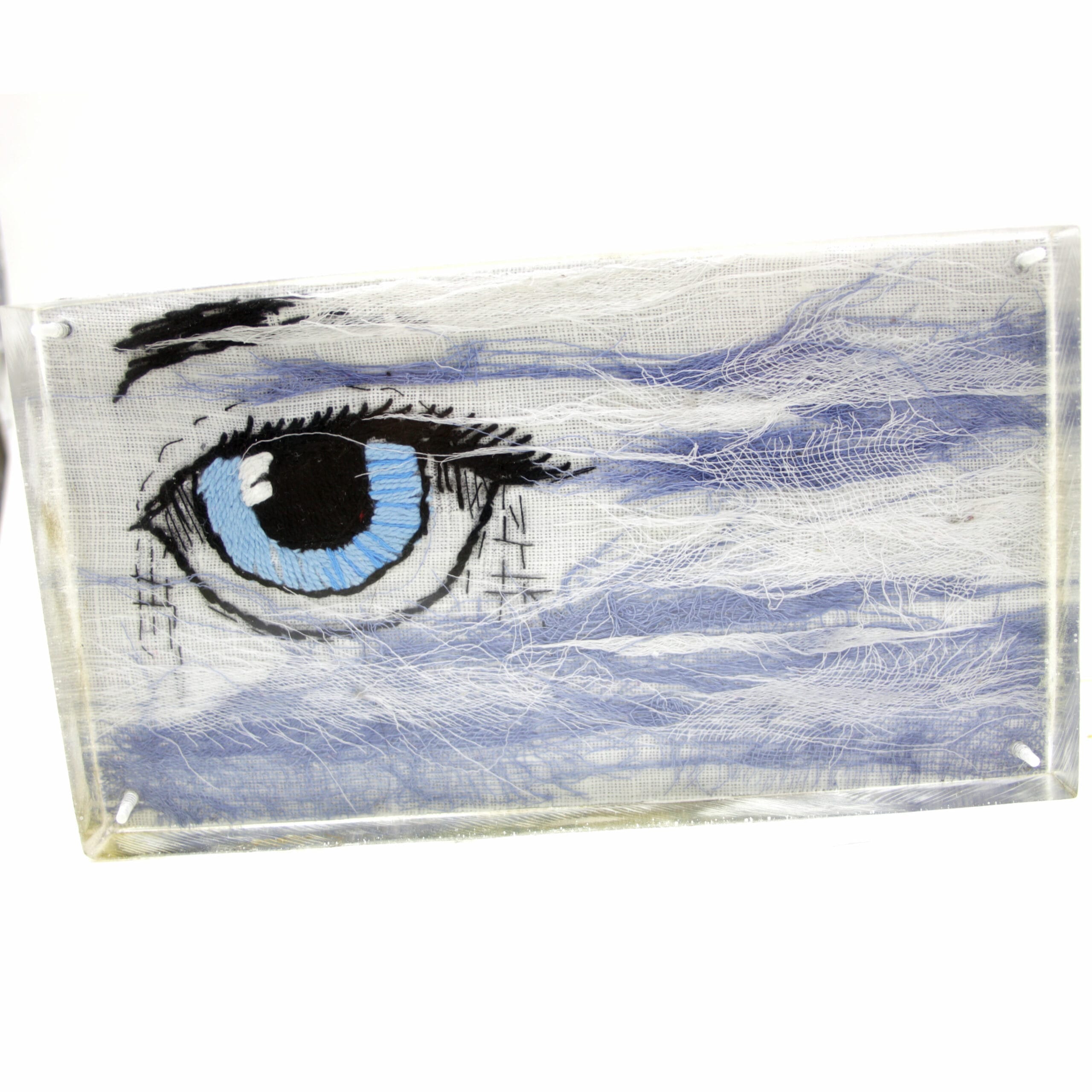 "Protective eye" blue lines charm