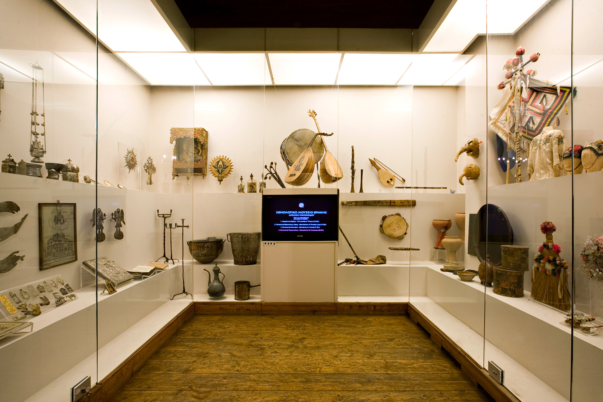 Interior of the Ethnological Museum of Thrace, worship